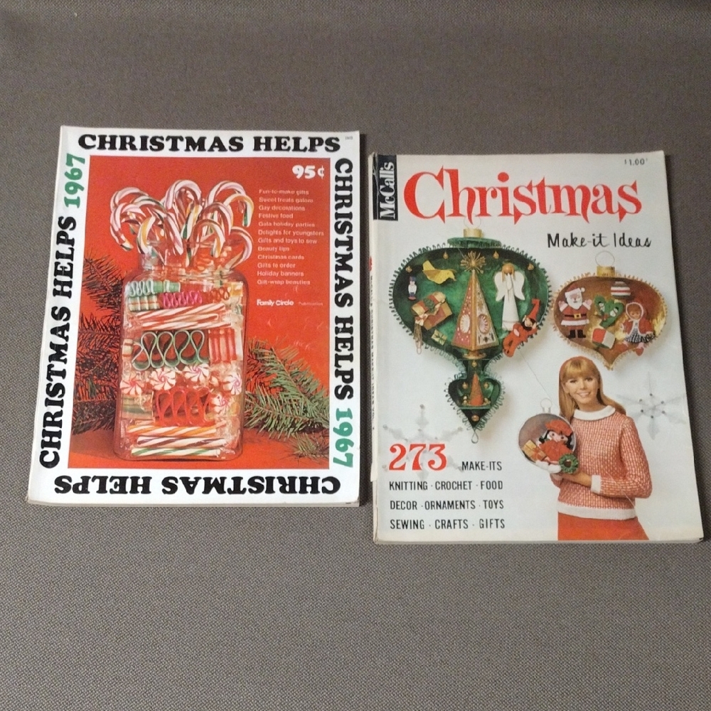 Vintage Christmas Craft Magazines Bundle